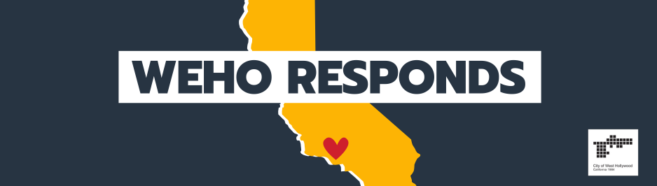 WeHo Responds Webpage Header