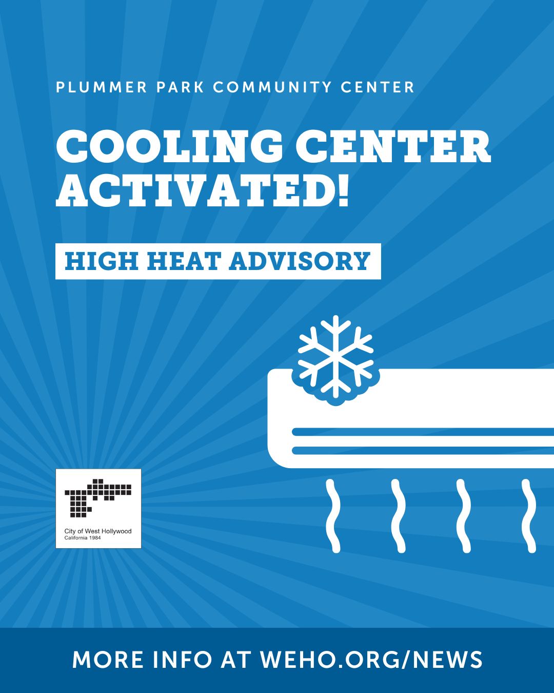 Cooling Center Activated