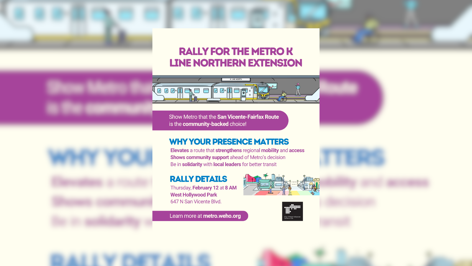 Metro K Line Rally 2026