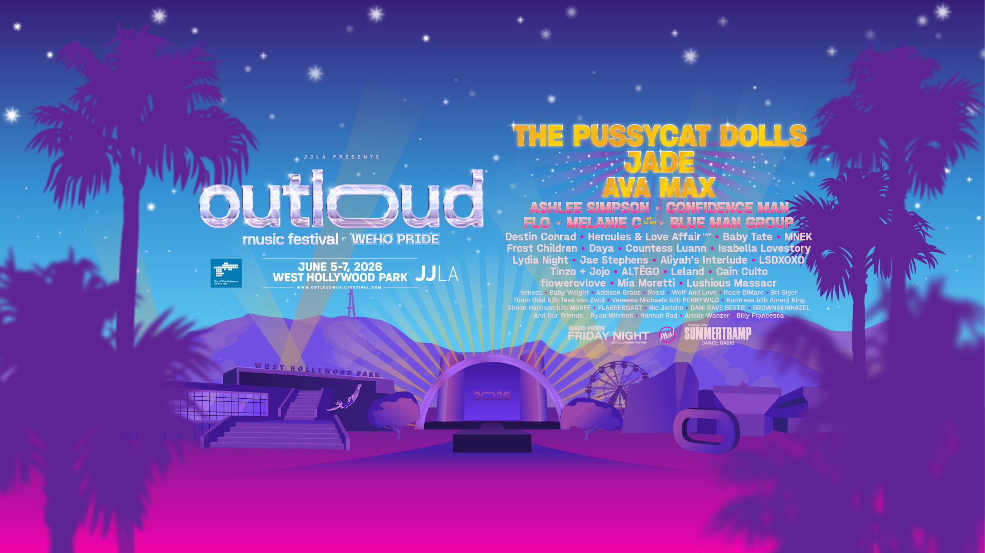 WeHo Pride 2026 Lineup