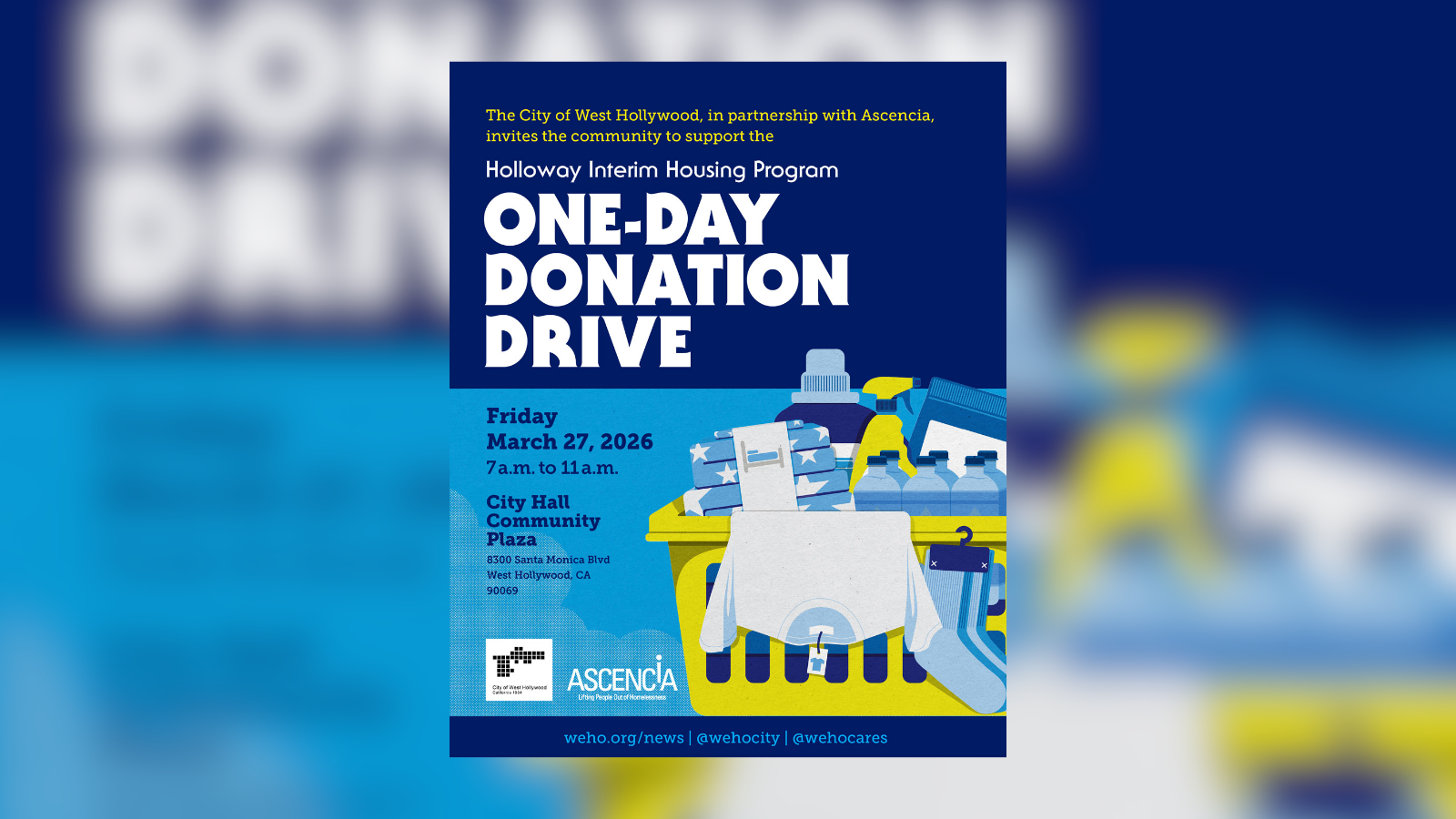 Holloway Donation Drive 2026