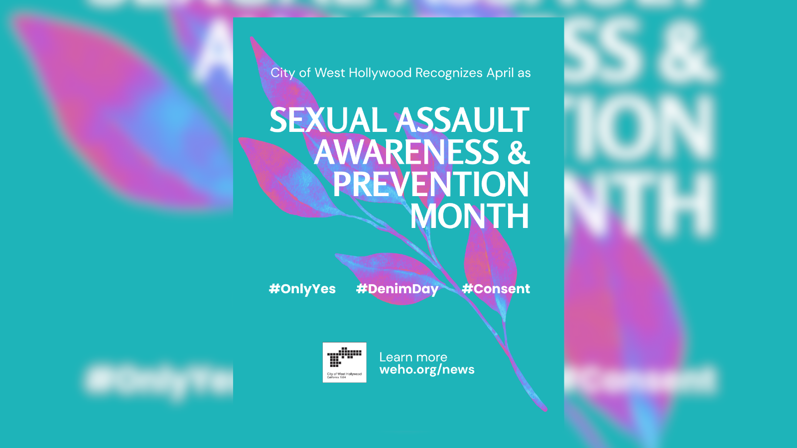 City of West Hollywood Recognizes April as National Sexual Assault Awareness and Prevention Month